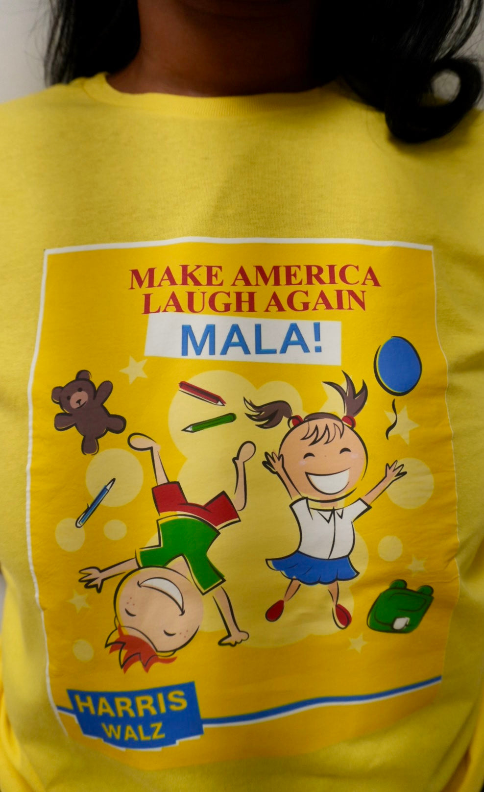 "Make America Laugh Again" Harris/Walz Graphic Tee