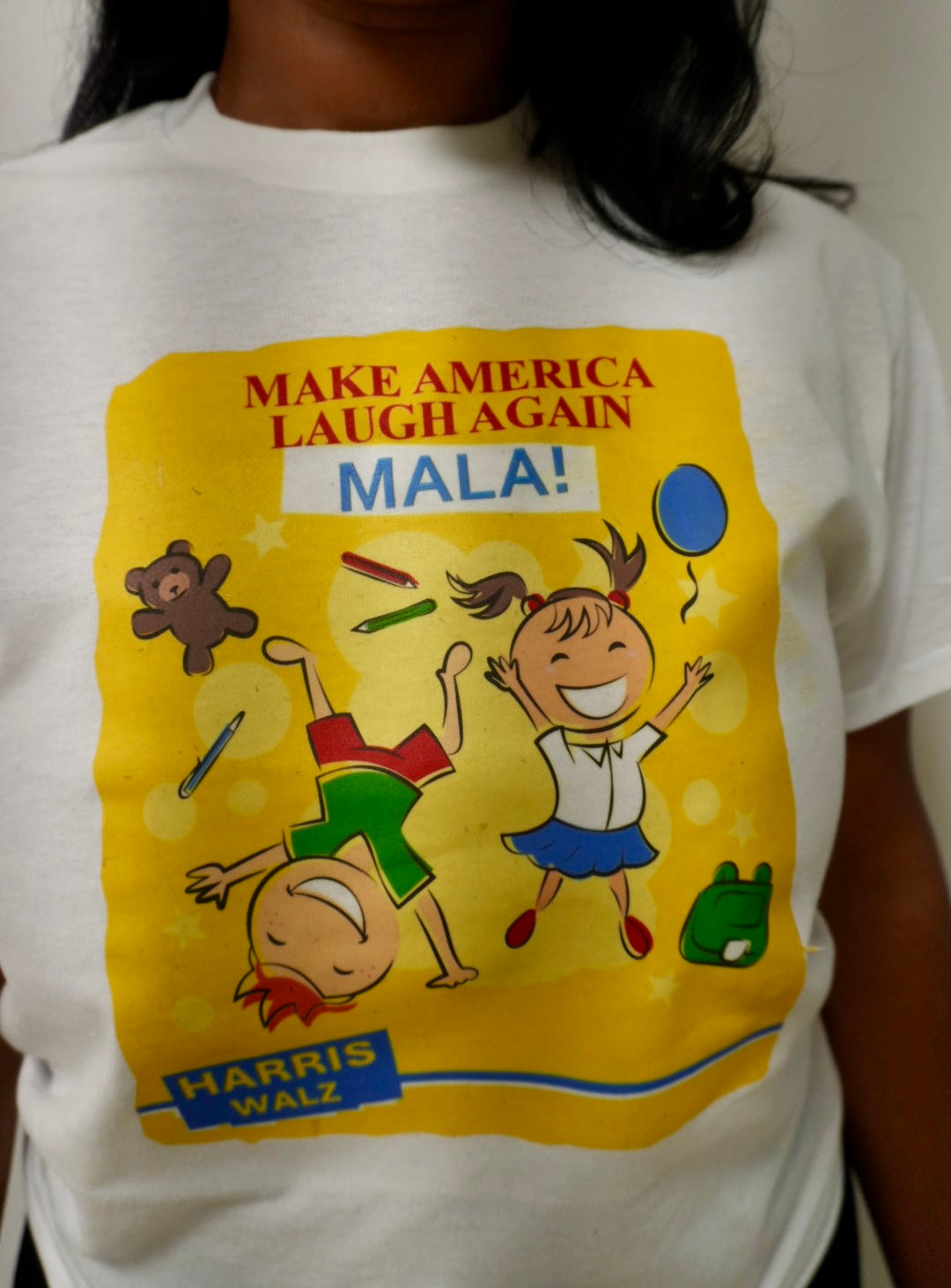 "Make America Laugh Again" Harris/Walz Graphic Tee