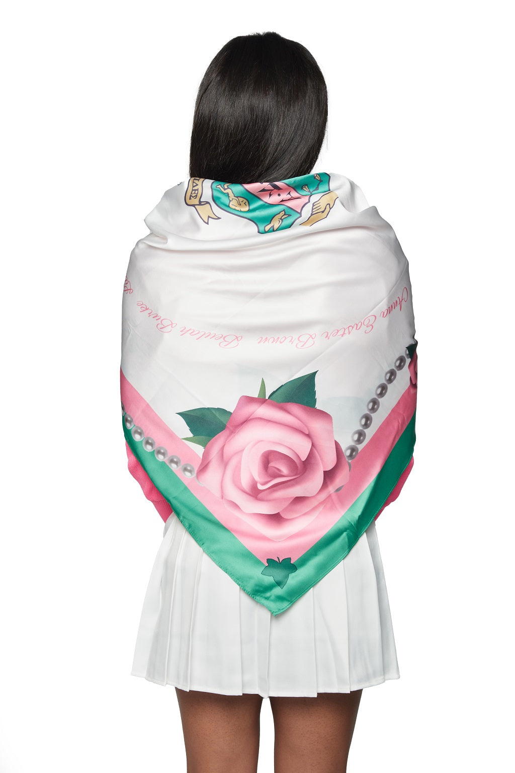 FOUNDERS' SCARF/TEA ROSE