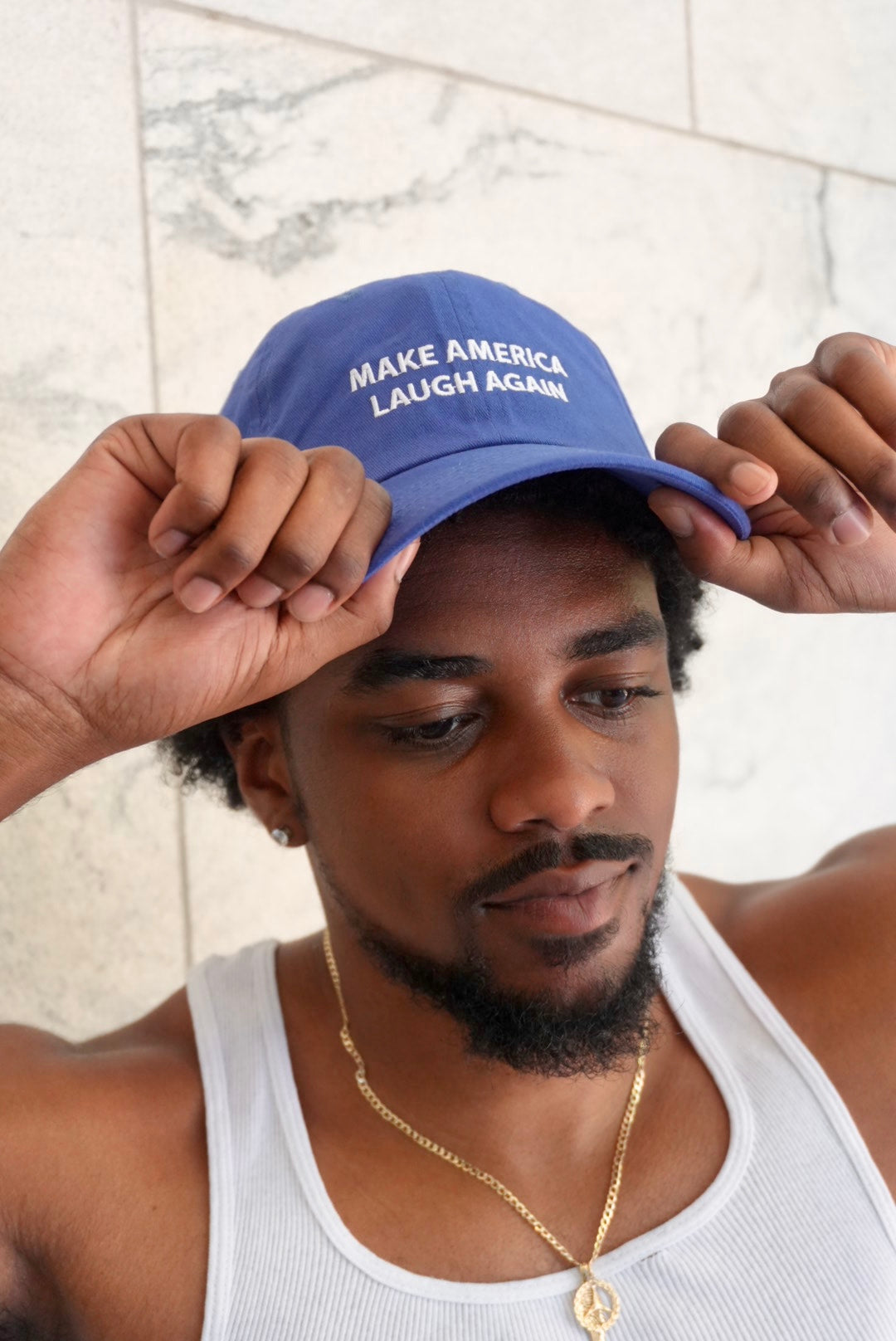 "Make America Laugh Again" Hat (Blue)