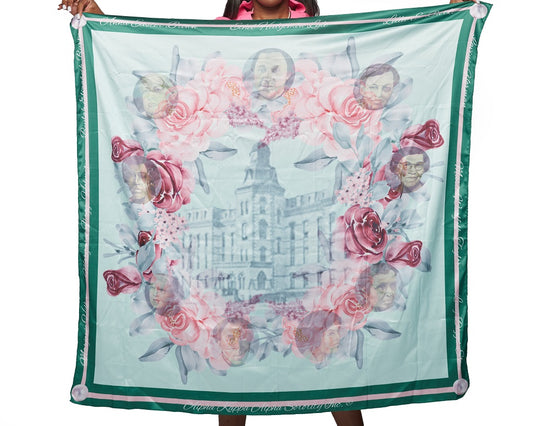 FOUNDERS SCARF (GREEN/THE TOWER)